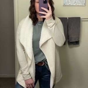 Gap Sherpa Lined Cardigan